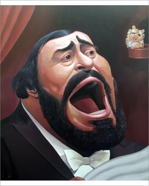 Luciano Pavarotti. Creator: Dan Springer
