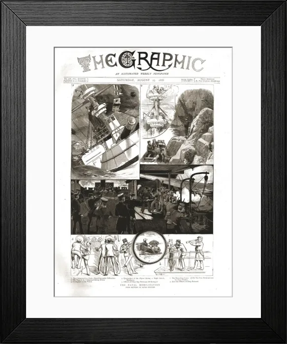Framed Print : The Graphic, Front Cover Saturday August 25th. 1888, 1888. Creator: Unknown Framed Print : The Graphic, Front Cover Saturday August 25th. 1888, 1888. Creator: Unknown