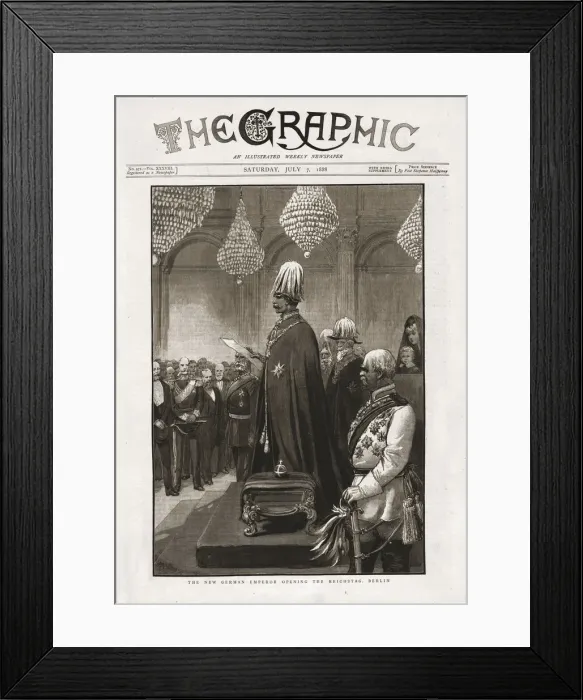 Framed Print : The Graphic, Front Cover Saturday July 7th. 1888, 1888. Creator: Unknown Framed Print : The Graphic, Front Cover Saturday July 7th. 1888, 1888. Creator: Unknown