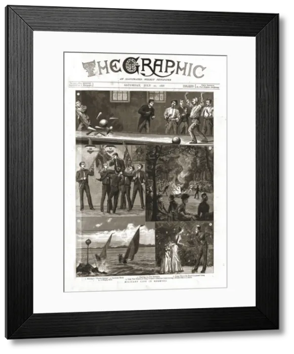 Framed Print : The Graphic, Front Cover Saturday July 21st. 1888, 1888. Creator: Unknown Framed Print : The Graphic, Front Cover Saturday July 21st. 1888, 1888. Creator: Unknown
