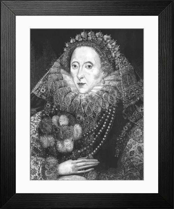 Framed Print : Queen Elizabeth, 1588, 1888. Creator: Federico Zuccaro Framed Print : Queen Elizabeth, 1588, 1888. Creator: Federico Zuccaro