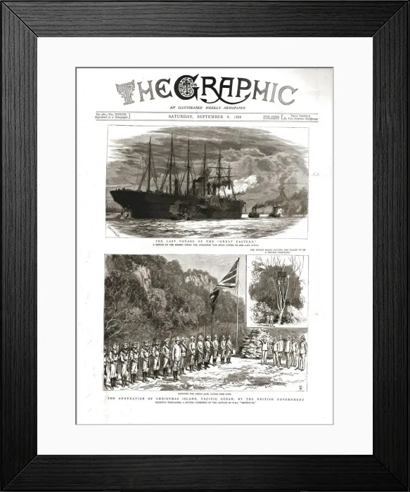 Framed Print : The Graphic, Front Cover Saturday September 8th. 1888, 1888. Creator: Unknown Framed Print : The Graphic, Front Cover Saturday September 8th. 1888, 1888. Creator: Unknown