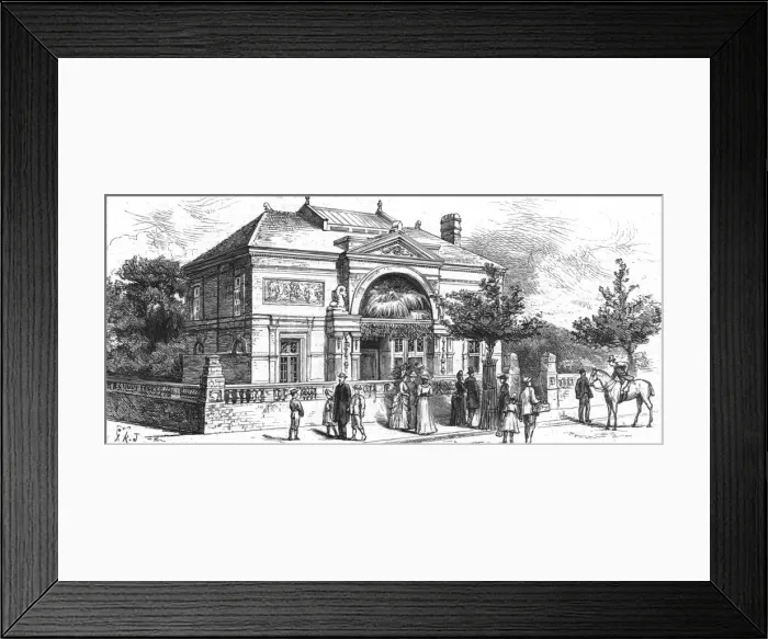 Framed Print : The'Turner House'Art Gallery, Penarth, near Cardiff, 1888. Creator: Unknown Framed Print : The'Turner House'Art Gallery, Penarth, near Cardiff, 1888. Creator: Unknown