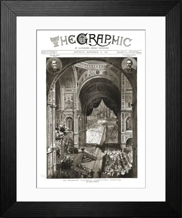 Framed Print : The Graphic, Front Cover Saturday September 15th. 1888, 1888. Creator: Unknown Framed Print : The Graphic, Front Cover Saturday September 15th. 1888, 1888. Creator: Unknown