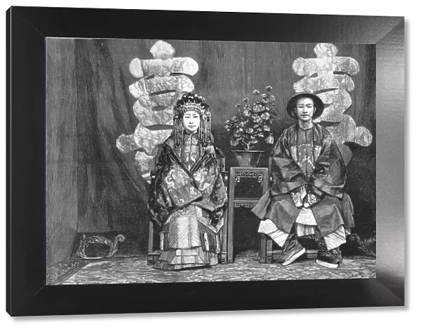 The Wedding of Lady Blossom Tseng, Daughter of the Marquis Tseng, and Mr. Woo, at Pekin, 1888. Creator: Unknown
