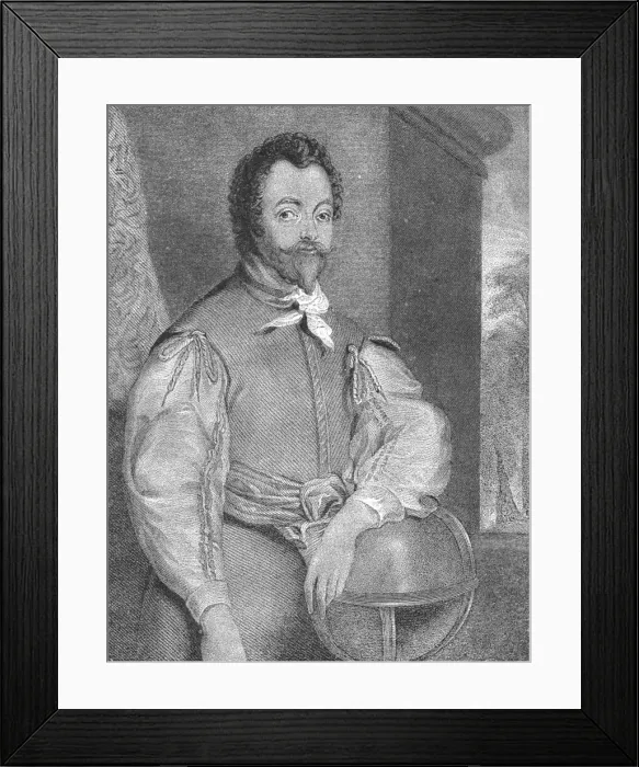 Framed Print : Sir Francis Drake, 1588, 1888. Creator: Unknown Framed Print : Sir Francis Drake, 1588, 1888. Creator: Unknown