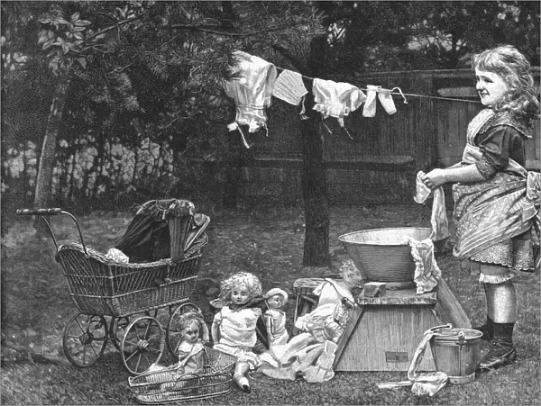 Washing Day, 1888. Creator: Unknown
