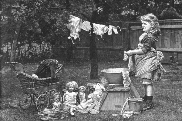 Washing Day, 1888. Creator: Unknown