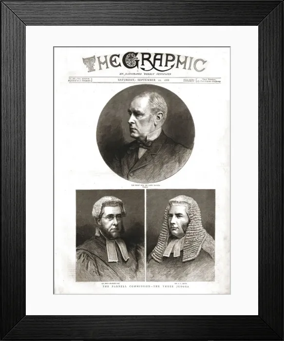 Framed Print : The Graphic, Front Cover Saturday September 22nd. 1888, 1888. Creator: Unknown Framed Print : The Graphic, Front Cover Saturday September 22nd. 1888, 1888. Creator: Unknown
