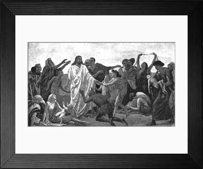 Framed Print : Pictures of the Year VIII, By the Sea of Galilee, 1888. Creator: Frederick Goodall Framed Print : Pictures of the Year VIII, By the Sea of Galilee, 1888. Creator: Frederick Goodall