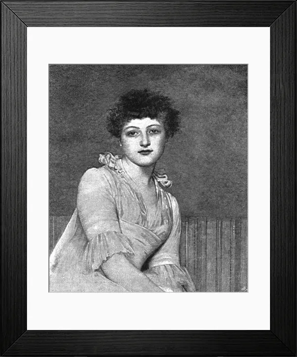 Framed Print : Pictures of the Year- IX, Effie, 1888. Creator: Unknown Framed Print : Pictures of the Year- IX, Effie, 1888. Creator: Unknown