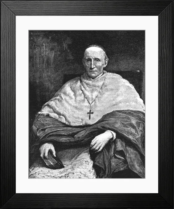 Framed Print : Pictures of the Year- IX, His Eminence Cardinal Manning, 1888. Creator: Unknown Framed Print : Pictures of the Year- IX, His Eminence Cardinal Manning, 1888. Creator: Unknown