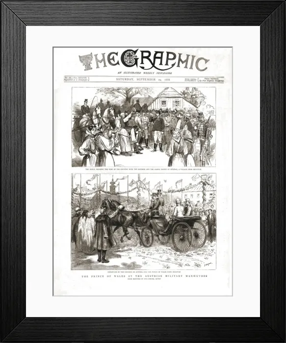 Framed Print : The Graphic, Front Cover Saturday September 29th. 1888, 1888. Creator: Unknown Framed Print : The Graphic, Front Cover Saturday September 29th. 1888, 1888. Creator: Unknown
