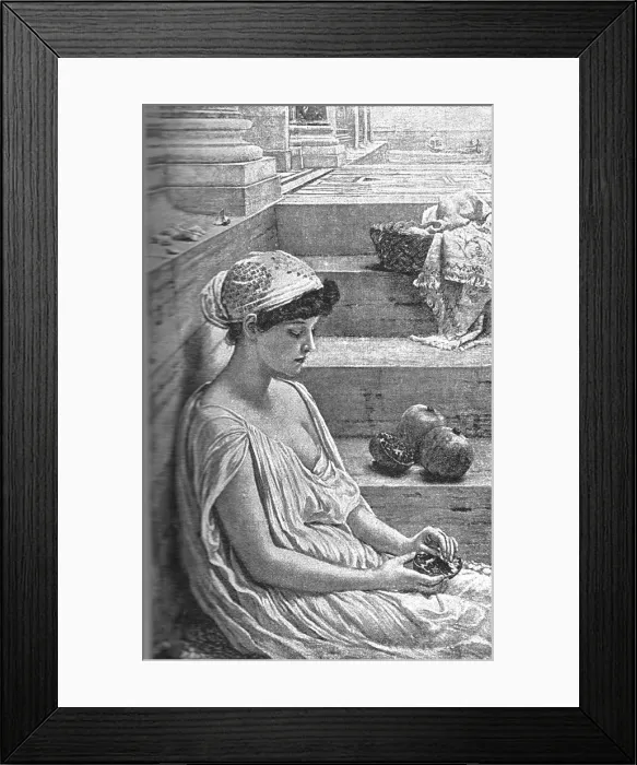 Framed Print : Pictures of the Year- IX, Under the Sea Wall, 1888. Creator: Unknown Framed Print : Pictures of the Year- IX, Under the Sea Wall, 1888. Creator: Unknown
