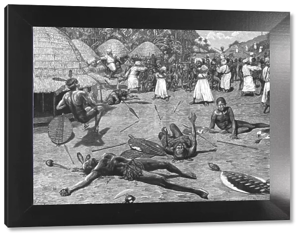A Slave Raid in Central Africa, 1888. Creator: Unknown