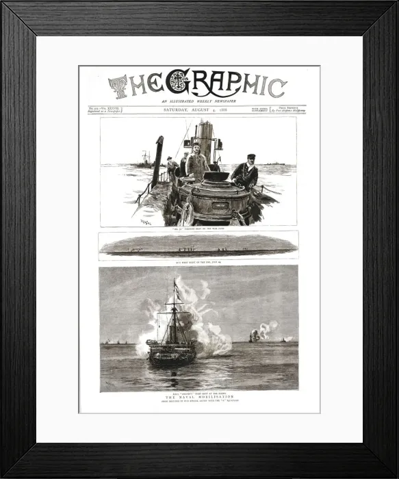 Framed Print : The Graphic, Front Cover Saturday August 4th. 1888, 1888. Creator: Unknown Framed Print : The Graphic, Front Cover Saturday August 4th. 1888, 1888. Creator: Unknown
