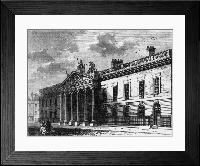 Framed Print : The Old East India House, c1891. Creator: James Grant
