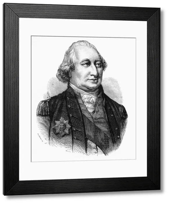 Framed Print : Lord Cornwallis, c1891. Creator: James Grant Framed Print : Lord Cornwallis, c1891. Creator: James Grant