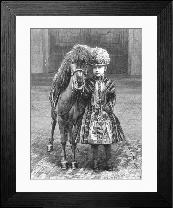 Framed Print : H. R. H. Princess Wilhelmina, 1888. Creator: Unknown Framed Print : H. R. H. Princess Wilhelmina, 1888. Creator: Unknown