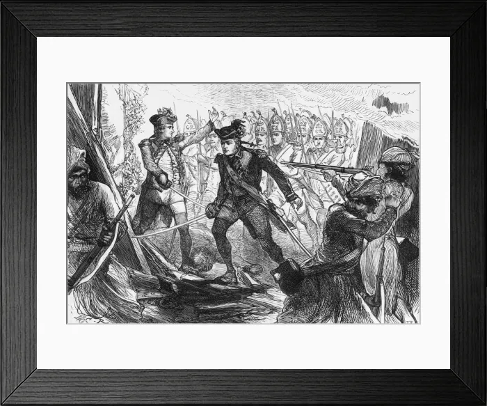 Framed Print : Aire Leading the Attack at Bangalore, c1891. Creator: James Grant Framed Print : Aire Leading the Attack at Bangalore, c1891. Creator: James Grant