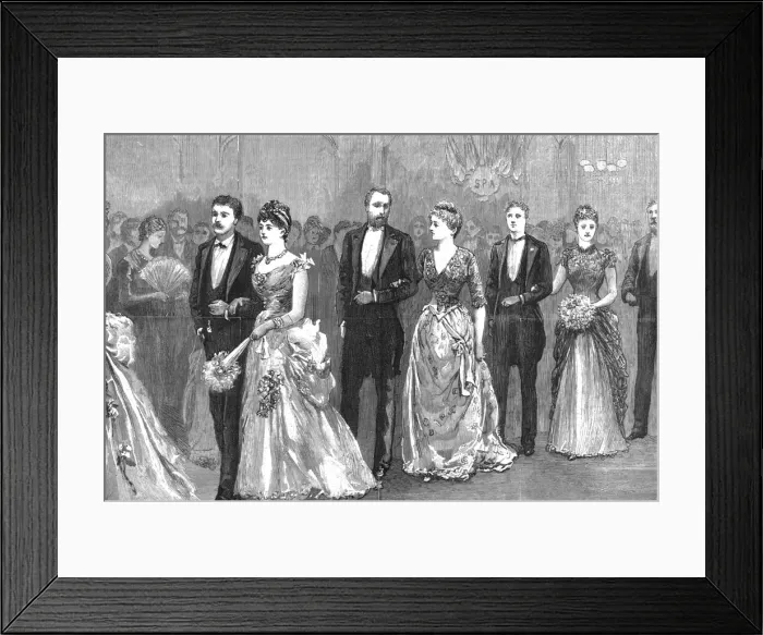 Framed Print : Beauty Show at Spa, Belgium, 1888. Creator: Unknown Framed Print : Beauty Show at Spa, Belgium, 1888. Creator: Unknown