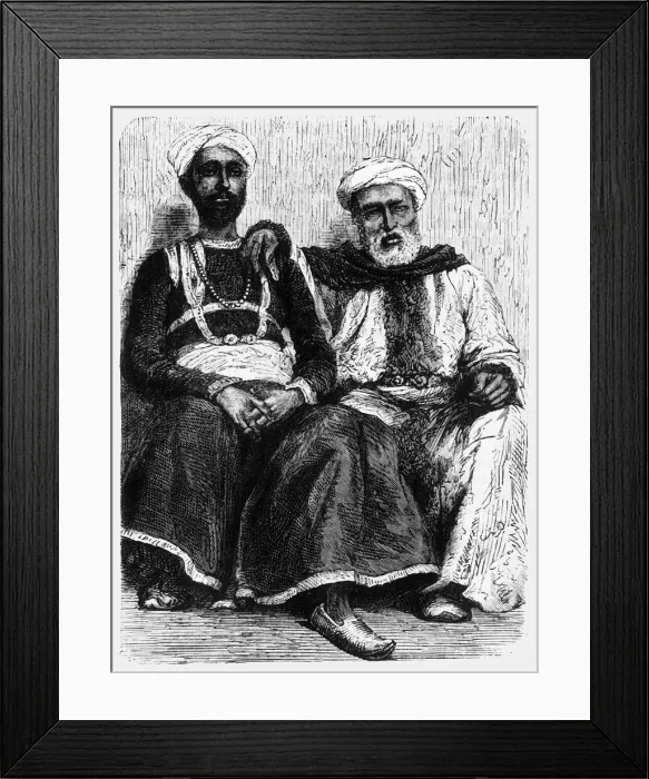 Framed Print : Natives of Hyderabad, c1891. Creator: James Grant Framed Print : Natives of Hyderabad, c1891. Creator: James Grant