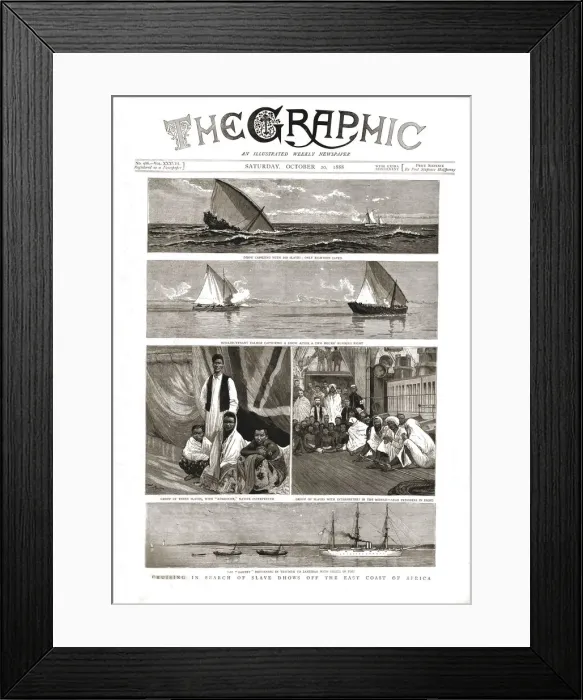 Framed Print : The Graphic, Front Cover Saturday October 20. 1888, 1888. Creator: Unknown Framed Print : The Graphic, Front Cover Saturday October 20. 1888, 1888. Creator: Unknown