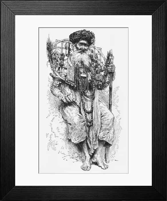 Framed Print : Religious Mendicant, c1891. Creator: James Grant Framed Print : Religious Mendicant, c1891. Creator: James Grant