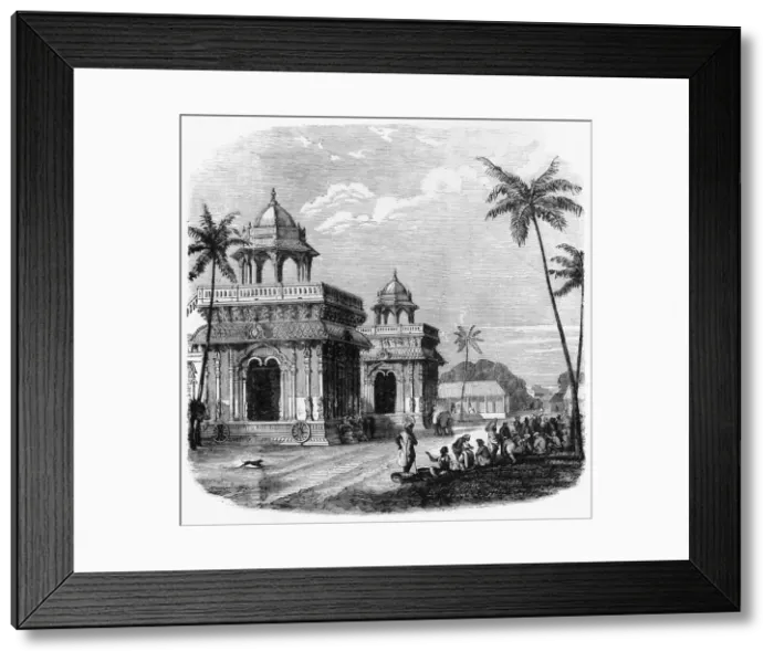 Framed Print : The Palace of Tanjore, c1891. Creator: James Grant Framed Print : The Palace of Tanjore, c1891. Creator: James Grant