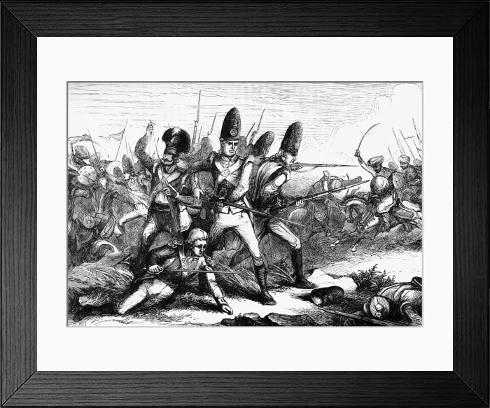 Framed Print : The Battle of Arass: The Grenadiers at Bay, c1891. Creator: James Grant Framed Print : The Battle of Arass: The Grenadiers at Bay, c1891. Creator: James Grant