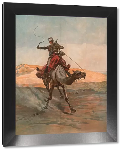 A Dispatch-Bearer Egyptian Camel Corps, 1888. Creator: Elizabeth Thompson