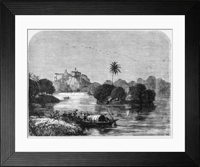 Framed Print : View of the Citadel of Poonah, c1891. Creator: James Grant Framed Print : View of the Citadel of Poonah, c1891. Creator: James Grant