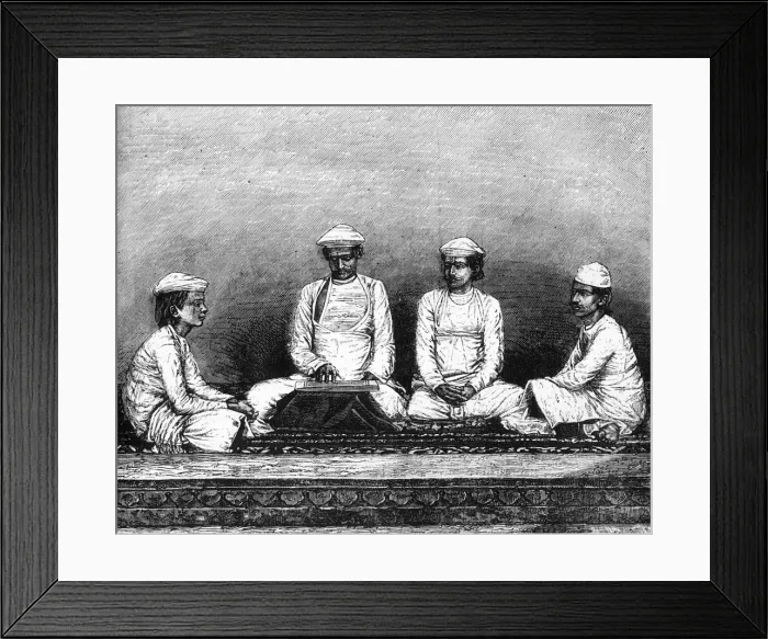 Framed Print : Group of Brahmins, c1891. Creator: James Grant Framed Print : Group of Brahmins, c1891. Creator: James Grant