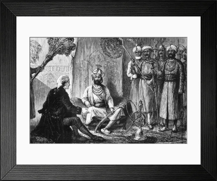 Framed Print : Hyder Ali and the Missionary, c1891. Creator: James Grant Framed Print : Hyder Ali and the Missionary, c1891. Creator: James Grant