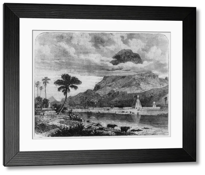Framed Print : View Near Cape Comorin, c1891. Creator: James Grant Framed Print : View Near Cape Comorin, c1891. Creator: James Grant