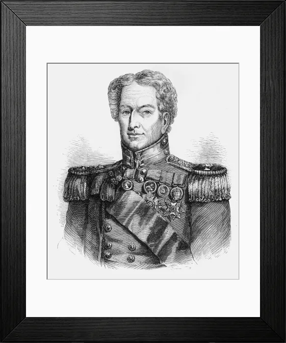 Framed Print : Sir Robert Sale, c1891. Creator: James Grant Framed Print : Sir Robert Sale, c1891. Creator: James Grant