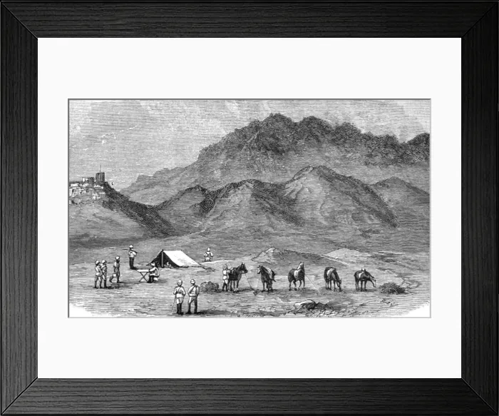 Framed Print : Notes in the Black Mountains and Sikkim Campaign s, Northern India; The Black Mountain from the Og Creator: Unknown Framed Print : Notes in the Black Mountains and Sikkim Campaign s, Northern India; The Black Mountain from the Og Creator: Unknown