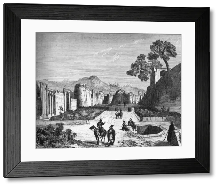 Framed Print : View in Afghanistan, c1891. Creator: James Grant Framed Print : View in Afghanistan, c1891. Creator: James Grant