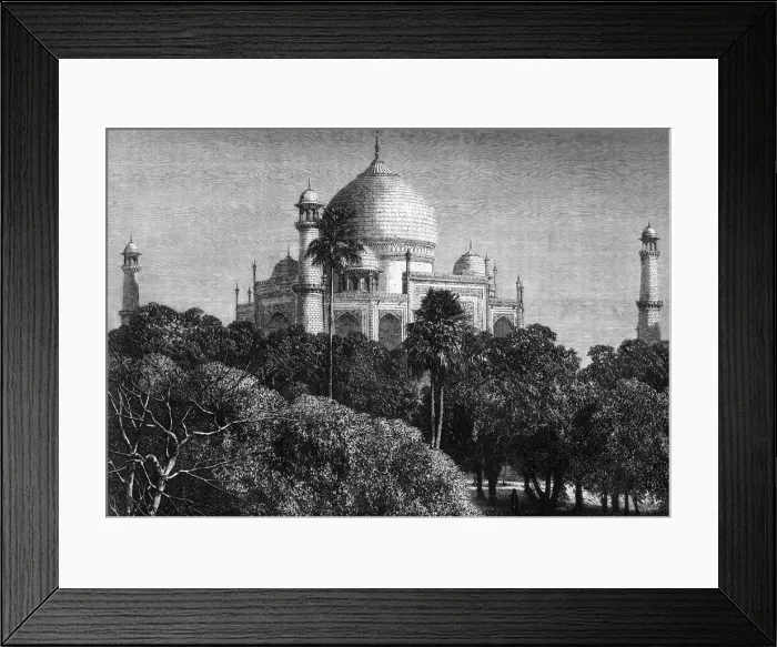 Framed Print : The Gardens, c1891. Creator: James Grant Framed Print : The Gardens, c1891. Creator: James Grant
