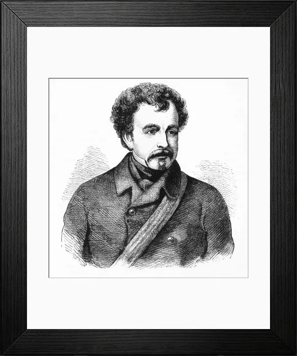 Framed Print : Portrait of Lord Clyde, c1891. Creator: James Grant Framed Print : Portrait of Lord Clyde, c1891. Creator: James Grant