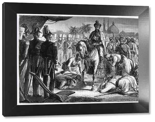 The Surrender of Moolraj, c1891. Creator: James Grant
