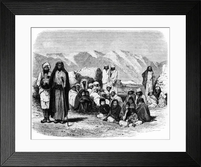 Framed Print : Mountaineers of Afghanistan, c1891. Creator: James Grant Framed Print : Mountaineers of Afghanistan, c1891. Creator: James Grant