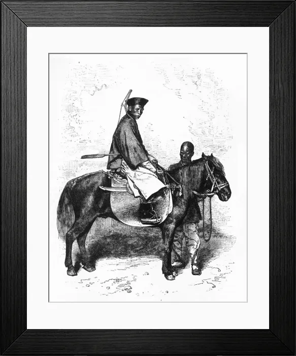 Framed Print : A Tartar Horse-Soldier, c1891. Creator: James Grant Framed Print : A Tartar Horse-Soldier, c1891. Creator: James Grant