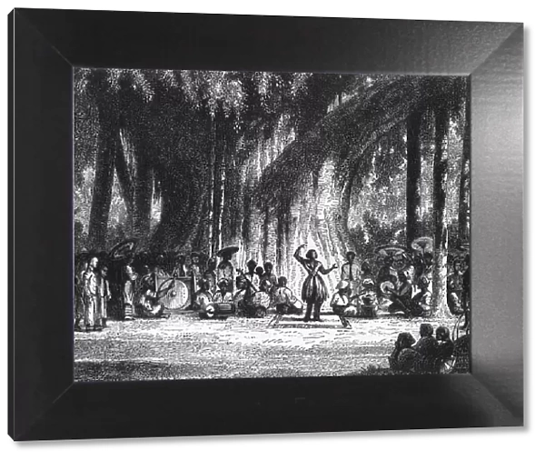 Javanese Dancing Girls - Fete Day in the Forest, c1891. Creator: James Grant