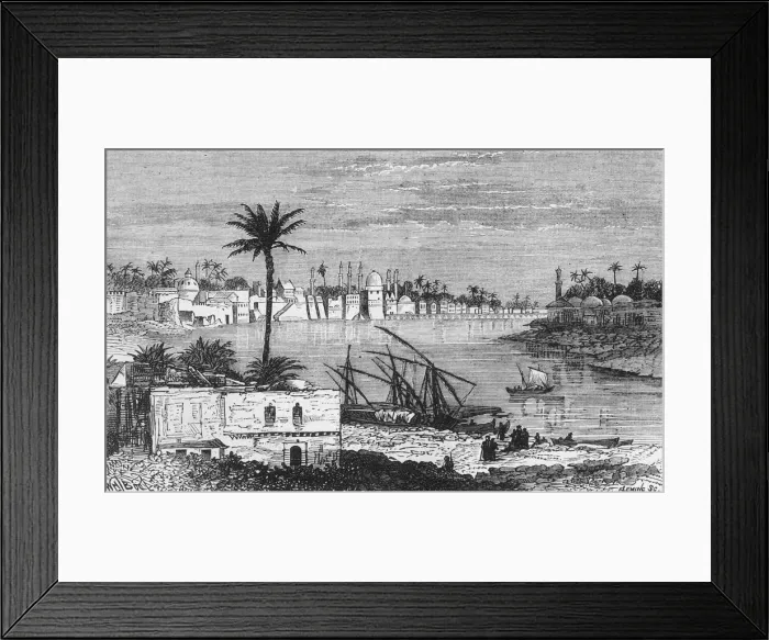 Framed Print : View of Bagdad, c1891. Creator: James Grant Framed Print : View of Bagdad, c1891. Creator: James Grant