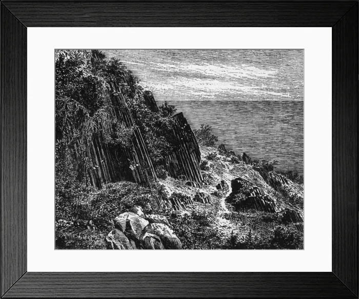 Framed Print : View of the North Side of the Island of Salsette, Bombay, c1891. Creator: James Grant