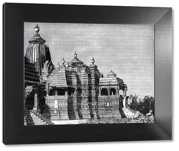 View of the Temple of Kali at Kijraha, c1891. Creator: James Grant