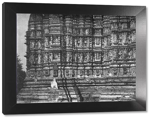 The Facade of the Temple of Kali at Kijraha, c1891. Creator: James Grant