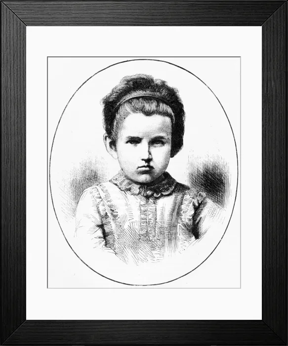 Framed Print : Portrait of Mary Winchester, The Captive of the Lushais, c1891. Creator: James Grant Framed Print : Portrait of Mary Winchester, The Captive of the Lushais, c1891. Creator: James Grant