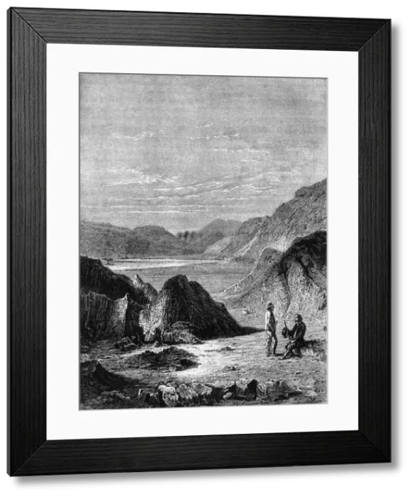 Framed Print : View of the Salt Mountains of Rawal Findi, Himalayas, c1891. Creator: James Grant Framed Print : View of the Salt Mountains of Rawal Findi, Himalayas, c1891. Creator: James Grant